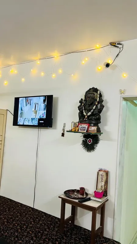 Dedicated Ganesha Temple Area for Prayer at City House Girls Hostel